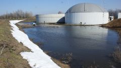 Hochwasserschaden in einer Biogasanlage